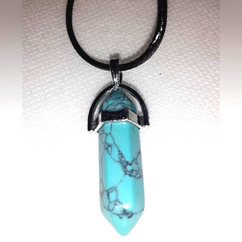 NATURAL energy crystal pendant necklace male or female